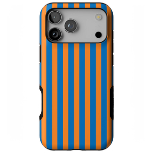 Go New York | Blue & Orange Stripes Case - iPhone 17 Pro