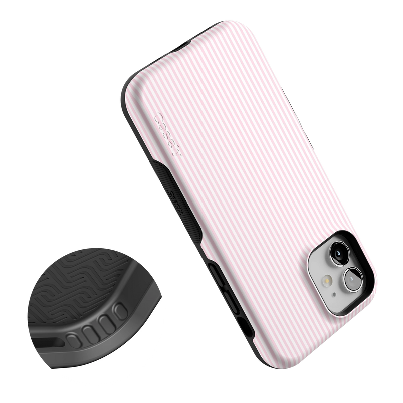 Stripes and the City | Light Pink Pinstripe Case