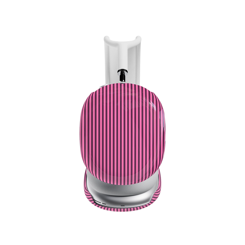 Stripes and the City | Pink & Purple Pinstripe AirPods Max Case