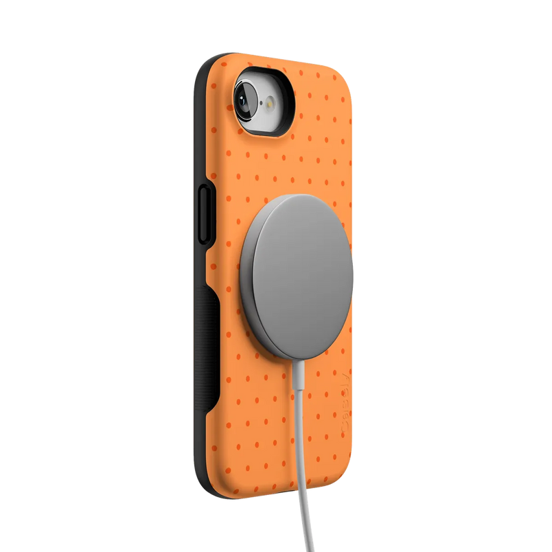On the Dot | Orange Polka Dot Case