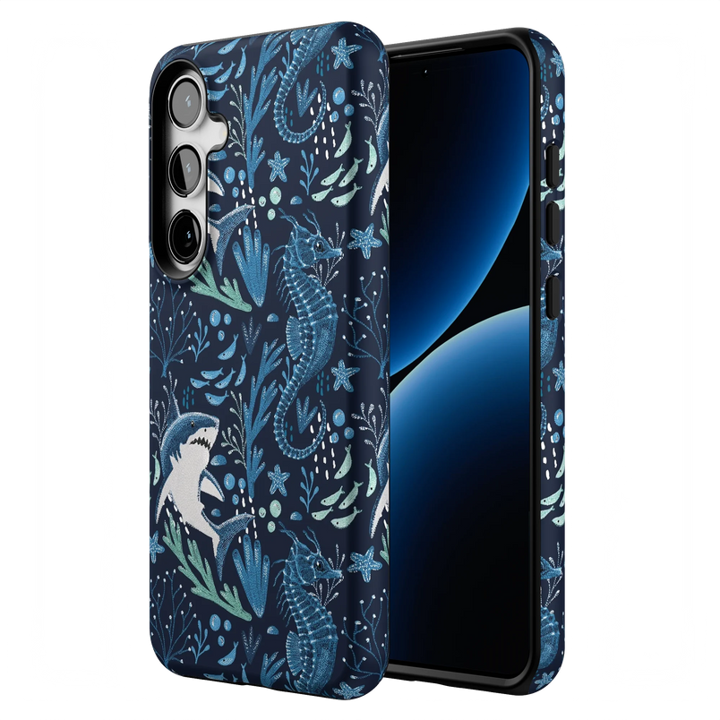 Midnight Reef | Shark Print Case