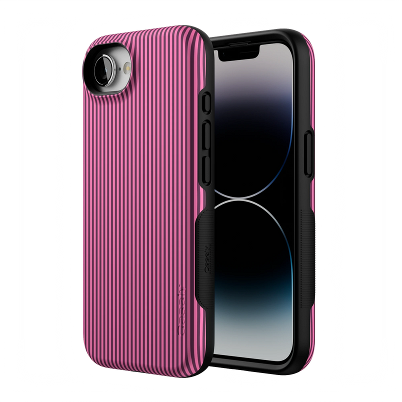 Stripes and the City | Pink & Purple Pinstripe Case