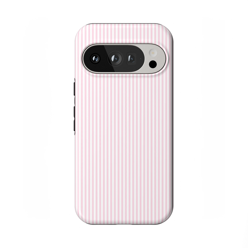 Stripes and the City | Light Pink Pinstripe Case - Google Pixel 7 Pro