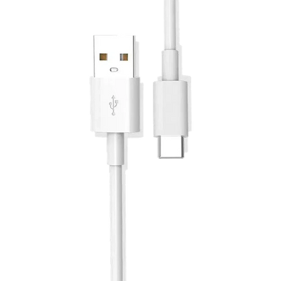 USB to USB-C Power Pod Charging Cord | White Cable Charging Cable get.casely 