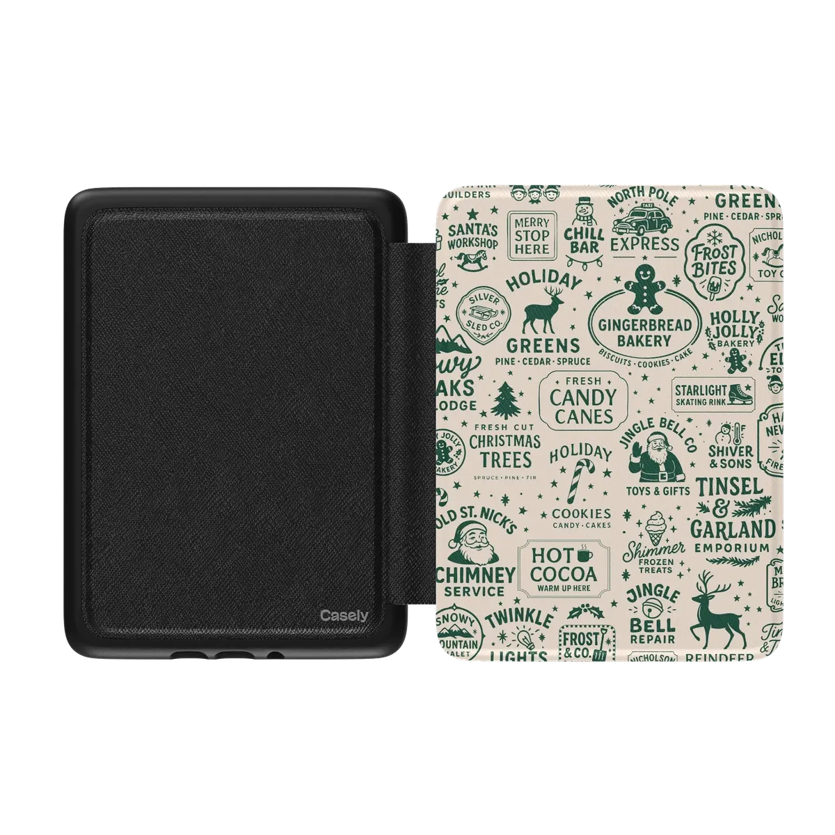 Santa's Stamps Holiday Market Kindle Case - Thumbnail 2
