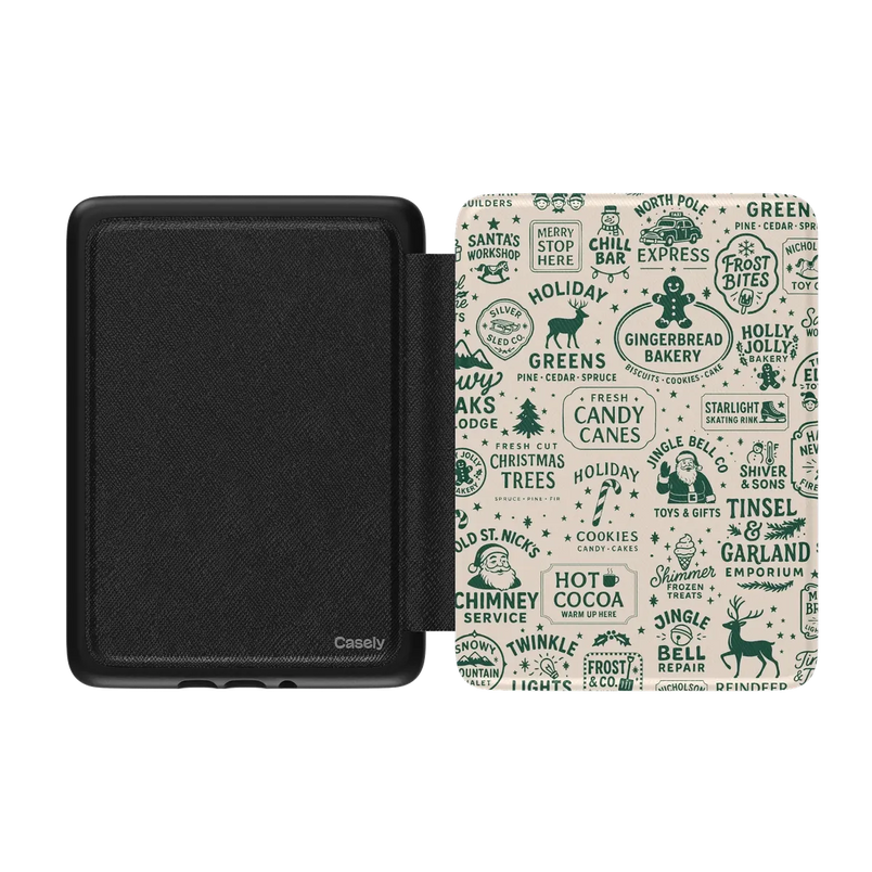 Santa's Stamps | Holiday Market Kindle Case