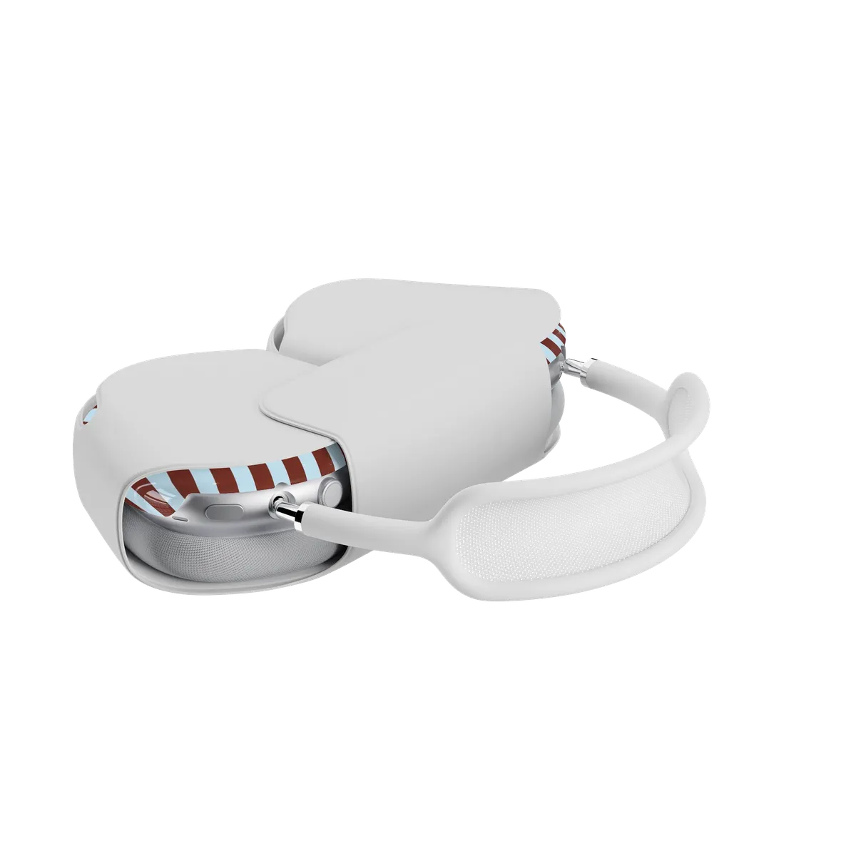 Sunday in Brooklyn Blue Stripes AirPods Max Case - Thumbnail 2