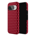 On the Dot | Maroon Polka Dot Case
