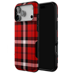 As if! | Red Plaid Case