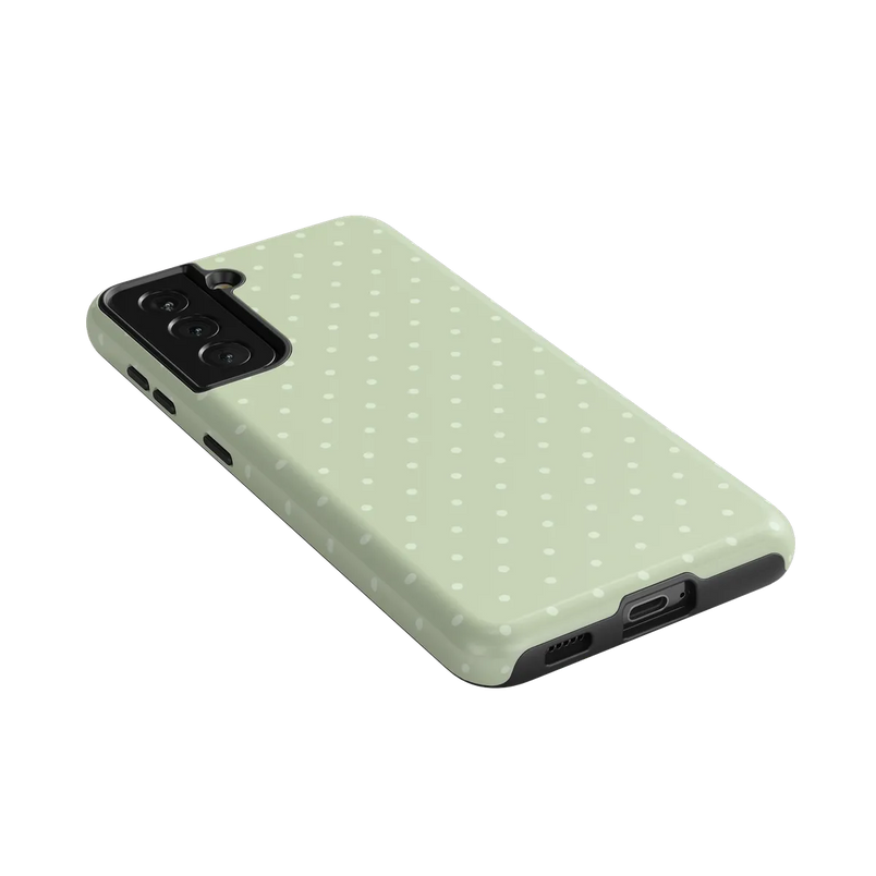 On the Dot | Green Polka Dot Case