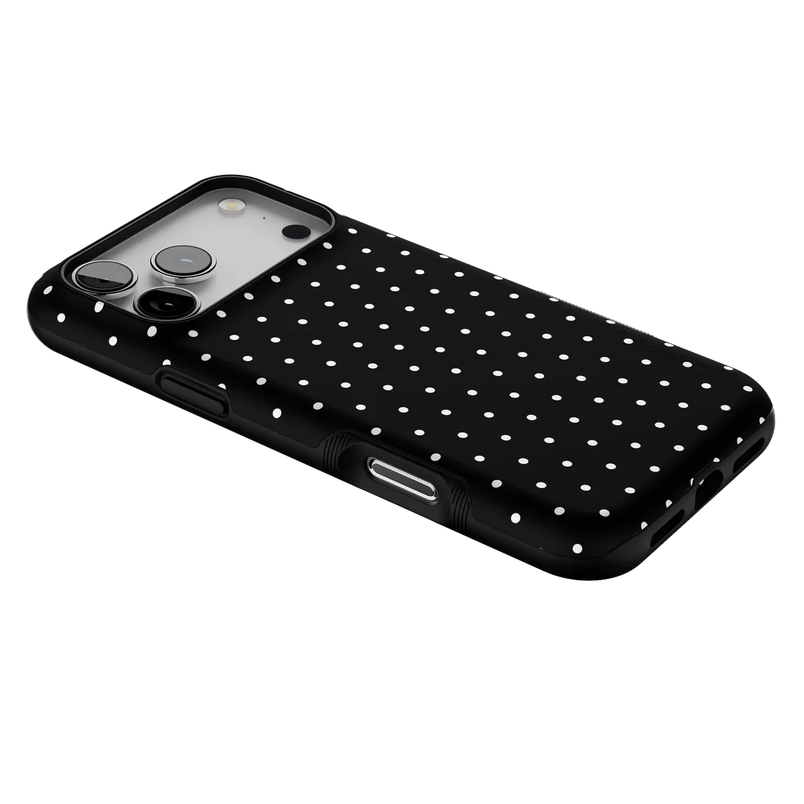 On the Dot | Black Polka Dot Case