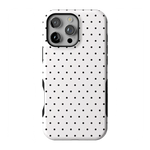 On the Dot | White Polka Dot Case