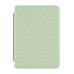 On the Dot | Green Polka Dot Kindle Case