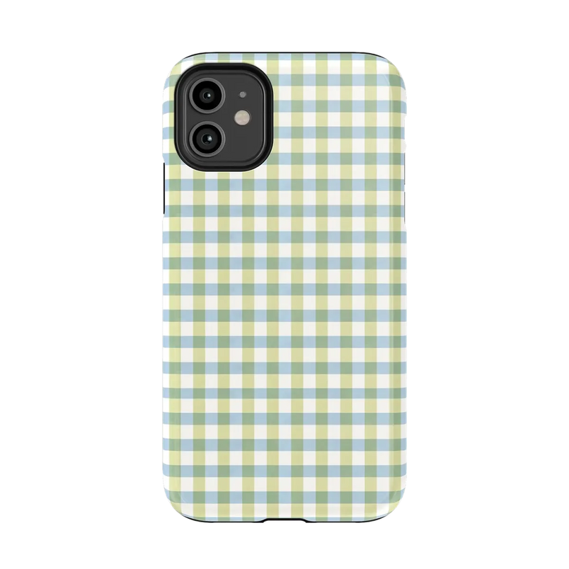 Pastel Picnic | Blue & Green Gingham Case
