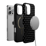 On the Dot | Black Polka Dot Case