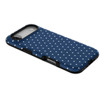On the Dot | Navy Polka Dot Case
