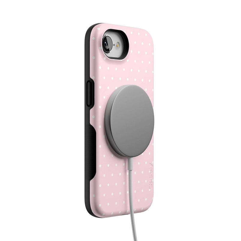 On the Dot | Pink & White Polka Dot Case