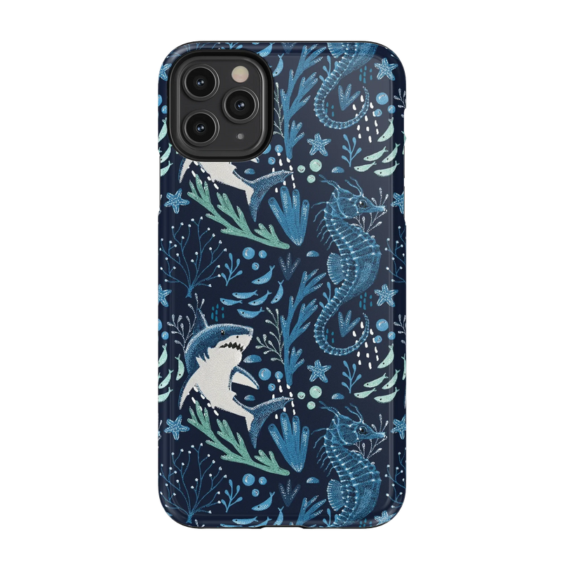Midnight Reef | Shark Print Case - iPhone 11 Pro