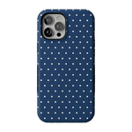On the Dot | Navy Polka Dot Case