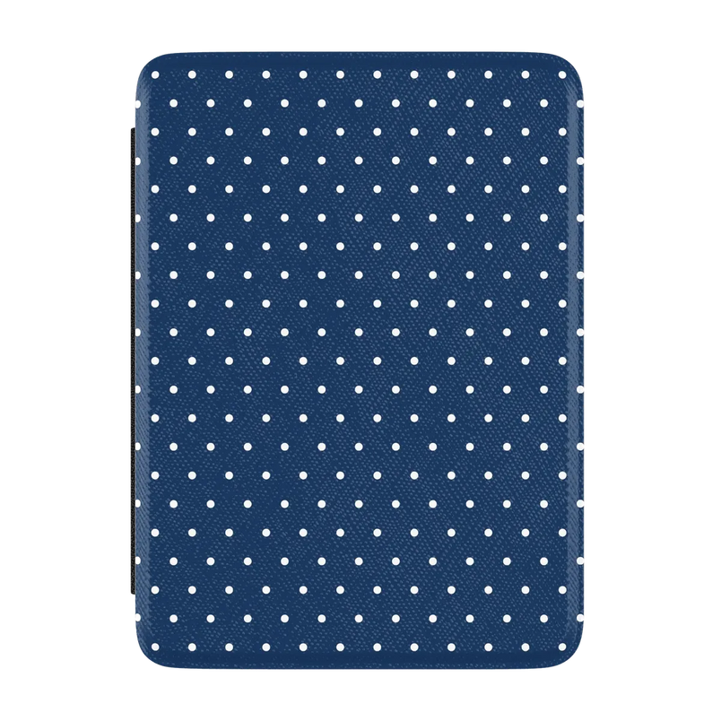 On the Dot | Navy Polka Dot Kindle Case | Casely