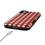 Checked Twice | Red Plaid Case