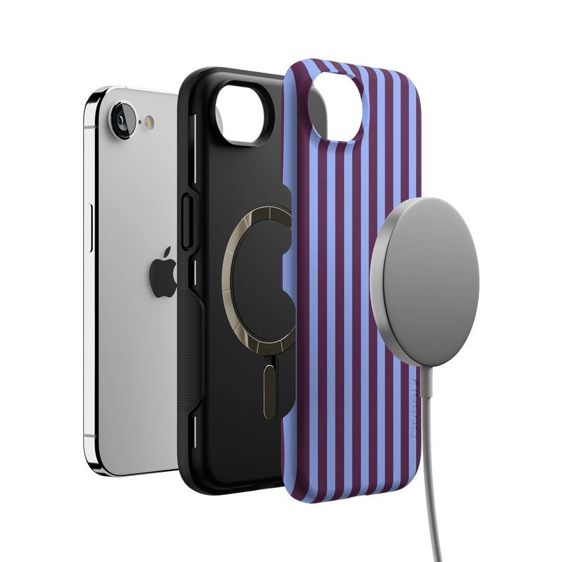 Perfect Stripes | Purple & Blue Stripes Case