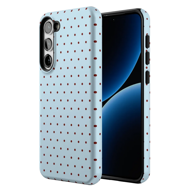 On the Dot | Blue Polka Dot Case