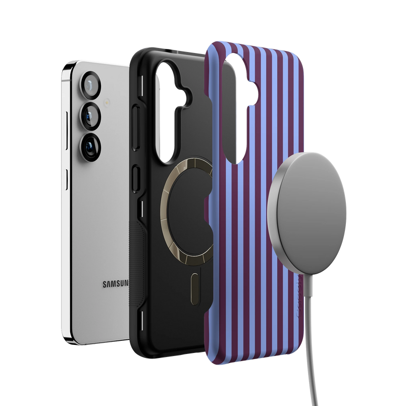 Perfect Stripes | Purple & Blue Stripes Case