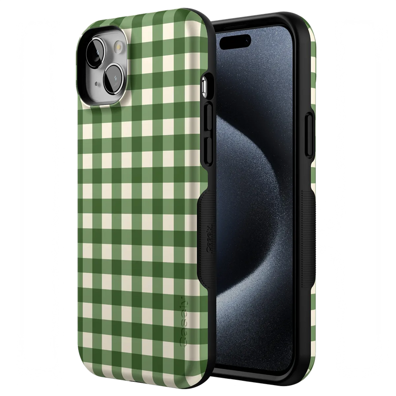 Checked Twice | Green Plaid Case