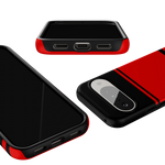 Storm Warning | Black & Red Stripes Case