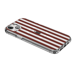 Sunday in Brooklyn | Burgundy Stripes Case