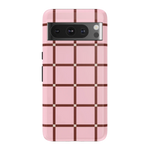 Uptown Gridlock | Pink Checkerboard Case