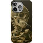 Van Gogh | Skull of a Skeleton with Burning Cigarette Phone Case iPhone Case Van Gogh Museum Bold + MagSafe® iPhone 15 Pro Max