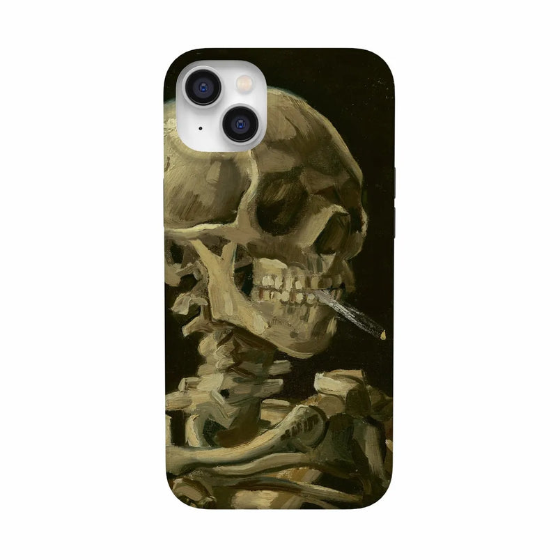 Van Gogh | Head of a Skeleton with a Burning Cigarette Phone Case iPhone Case Van Gogh Museum Classic + MagSafe® iPhone 14 Plus 