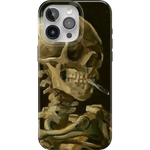 Van Gogh | Skull of a Skeleton with Burning Cigarette Phone Case iPhone Case Van Gogh Museum Classic + MagSafe® iPhone 15 Pro Max