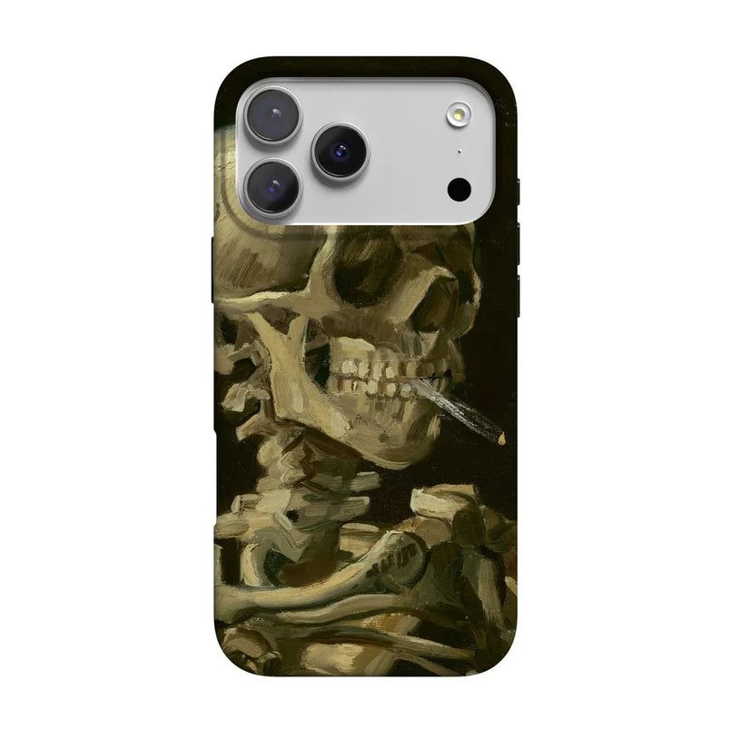 Van Gogh | Head of a Skeleton with a Burning Cigarette Phone Case iPhone Case Van Gogh Museum Classic + MagSafe® iPhone 17 Pro Max 