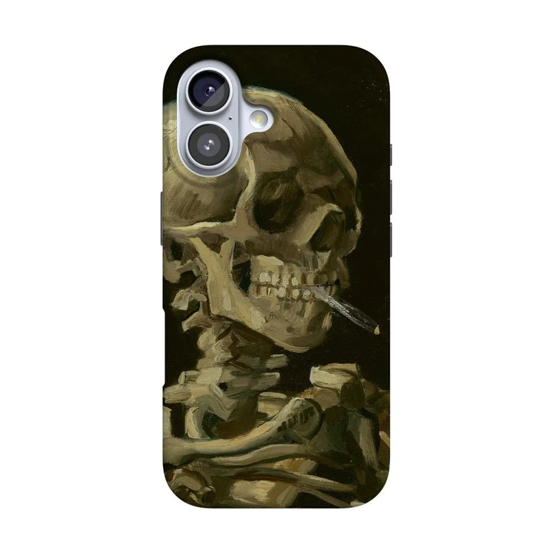 Van Gogh | Head of a Skeleton with a Burning Cigarette Phone Case iPhone Case Van Gogh Museum Classic + MagSafe® iPhone 17 
