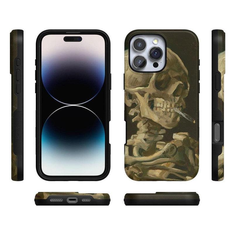 Van Gogh | Head of a Skeleton with a Burning Cigarette Phone Case iPhone Case Van Gogh Museum 