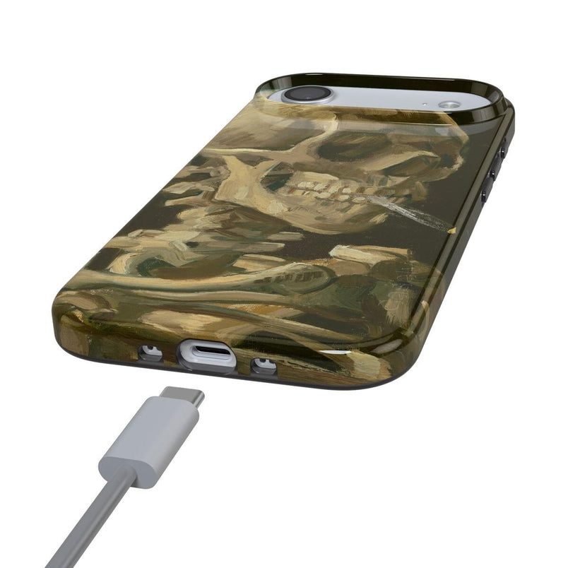 Van Gogh | Head of a Skeleton with a Burning Cigarette Phone Case iPhone Case Van Gogh Museum 