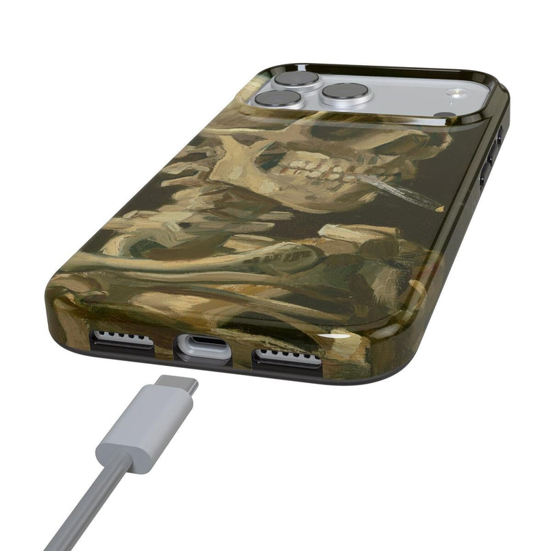 Van Gogh | Head of a Skeleton with a Burning Cigarette Phone Case iPhone Case Van Gogh Museum 