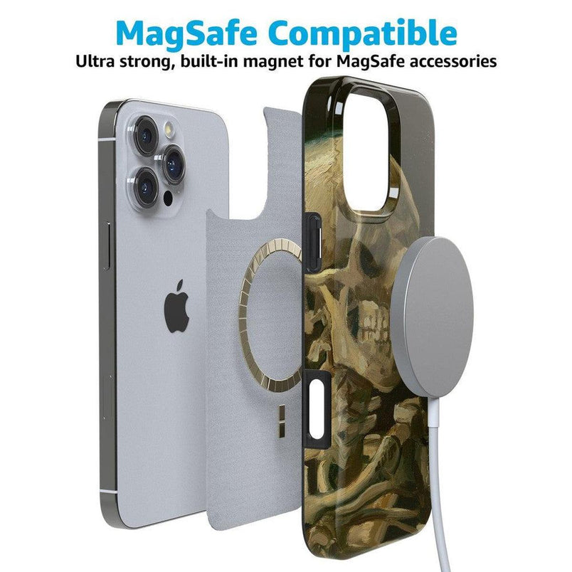 Van Gogh | Head of a Skeleton with a Burning Cigarette Phone Case iPhone Case Van Gogh Museum 