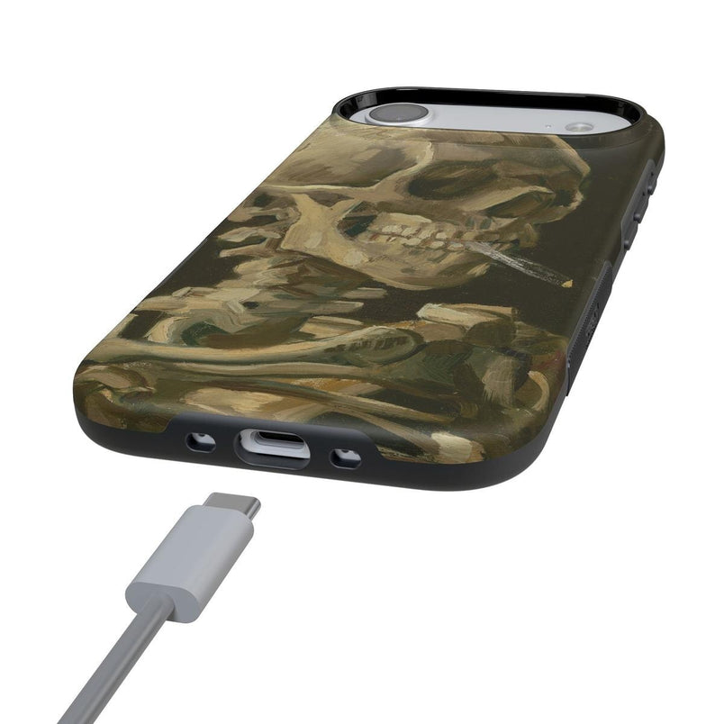 Van Gogh | Head of a Skeleton with a Burning Cigarette Phone Case iPhone Case Van Gogh Museum 