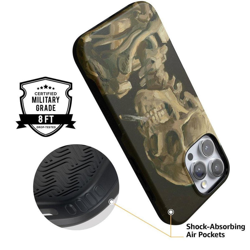 Van Gogh | Head of a Skeleton with a Burning Cigarette Phone Case iPhone Case Van Gogh Museum 