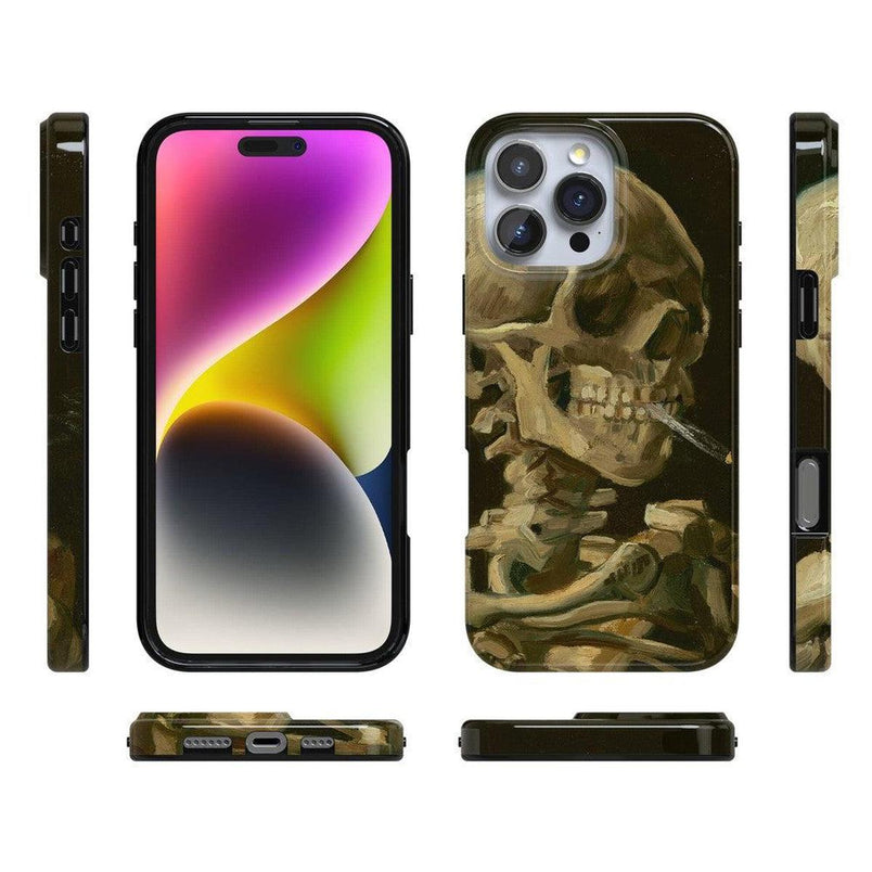Van Gogh | Head of a Skeleton with a Burning Cigarette Phone Case iPhone Case Van Gogh Museum 
