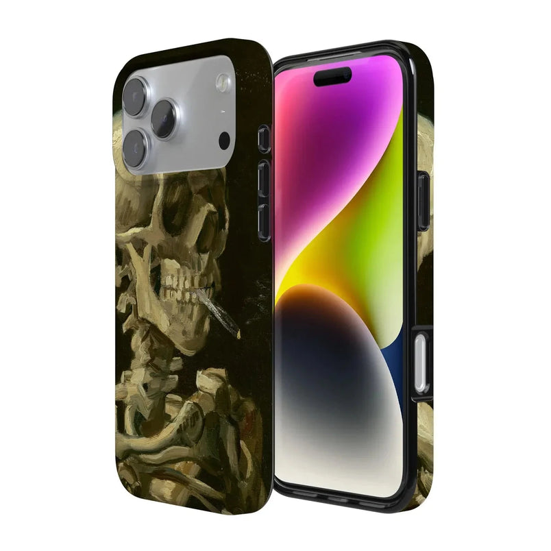 Van Gogh | Head of a Skeleton with a Burning Cigarette Phone Case iPhone Case Van Gogh Museum 