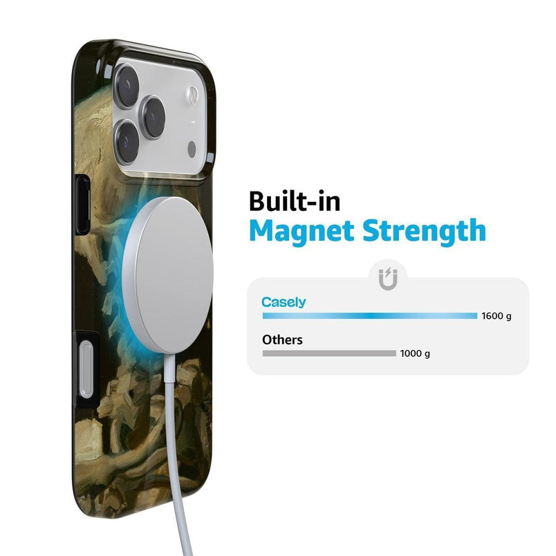 Van Gogh | Head of a Skeleton with a Burning Cigarette Phone Case iPhone Case Van Gogh Museum 