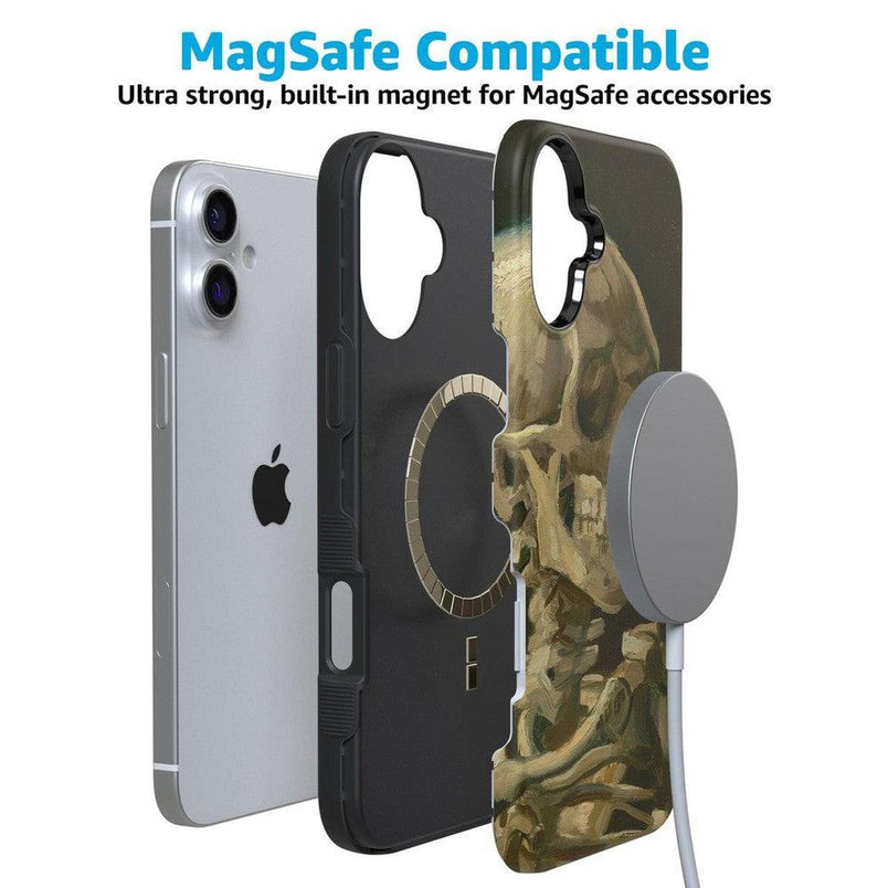 Van Gogh | Head of a Skeleton with a Burning Cigarette Phone Case iPhone Case Van Gogh Museum 