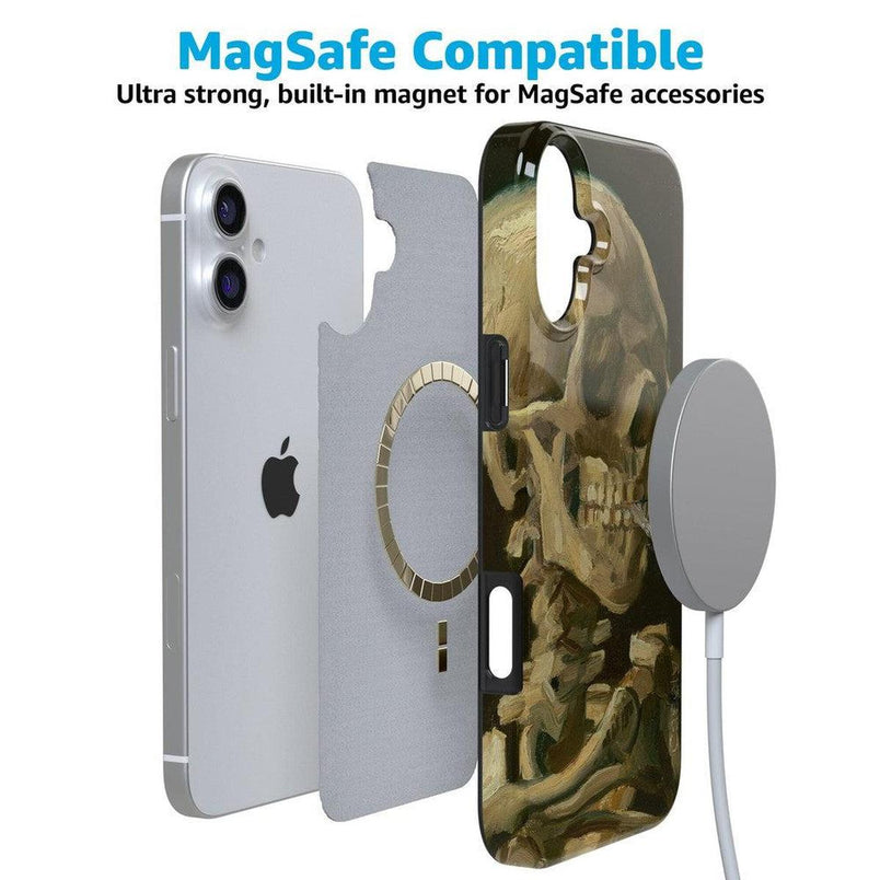 Van Gogh | Head of a Skeleton with a Burning Cigarette Phone Case iPhone Case Van Gogh Museum 