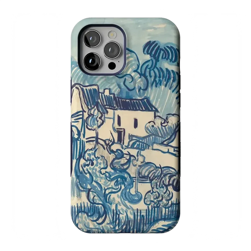 Van Gogh | Landscape With Houses Phone Case iPhone Case Van Gogh Museum Bold Flex + MagSafe® iPhone 12 Pro 
