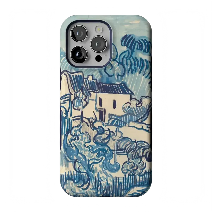 Van Gogh | Landscape With Houses Phone Case iPhone Case Van Gogh Museum Bold Flex + MagSafe® iPhone 14 Pro Max 